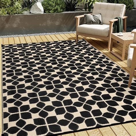 HUGEAR Large Waterproof Outdoor Carpet 5'x8' - Clearance Patio, Camping ...