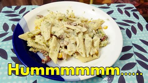 Receita Macarrão Ao Molho Branco C Brócolis E Bacon Youtube