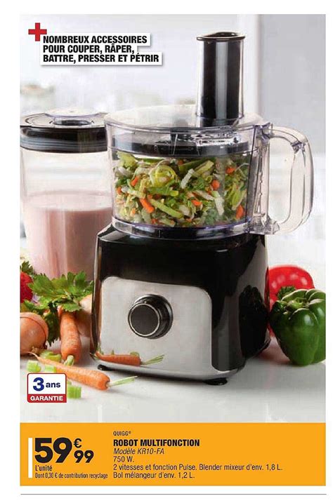 Offre Robot Culinaire Multifonction Quigg Chez Aldi