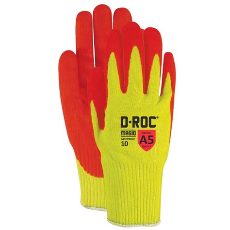 Magid D Roc Gpd790hv Hyperon Blend Micro Foam Nitrile Palm Coat Gloves