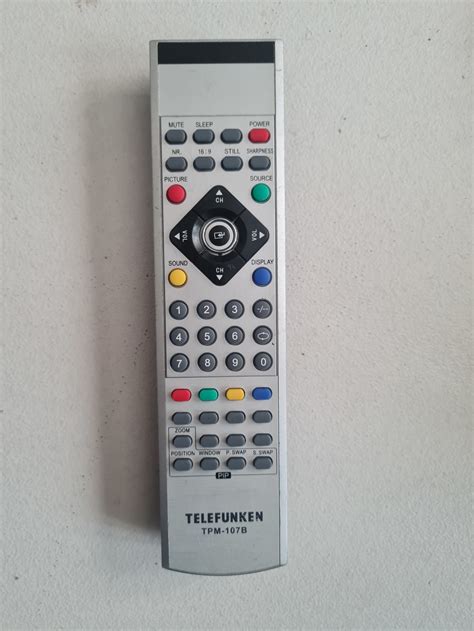 Remote Controls TELEFUNKEN TPM 107B ORIGINAL REMOTE CONTROL Was