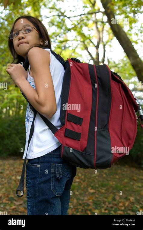 girl,backpack,school bag Stock Photo - Alamy