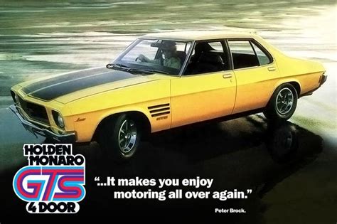 The Legendary Peter Brock In A GTS Monaro KingOfTheMountain RIP