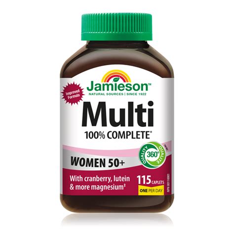 100 Complete Multi For Women 50 Jamieson Vitamins