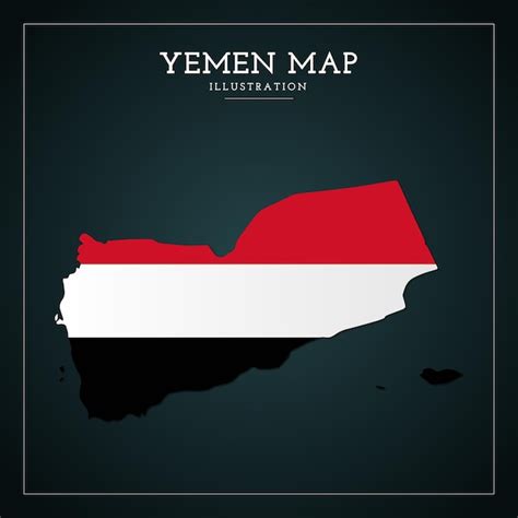 Premium Vector 3d Yemen Map Vector Illustration