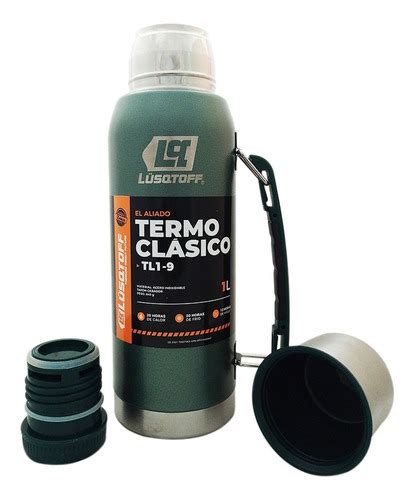 Termo Acero Inoxidable 1 Litro Pico Cebador Frio Calor Envío gratis