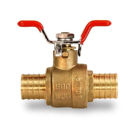 The Plumber S Choice In Full Port Pex Barb Ball Valve Water Shut