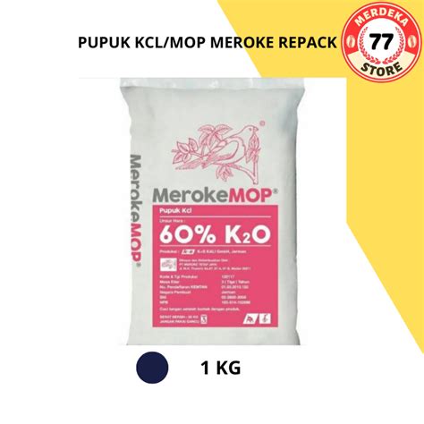 Jual PUPUK KCL MOP MEROKE REPACK 1 KG Shopee Indonesia