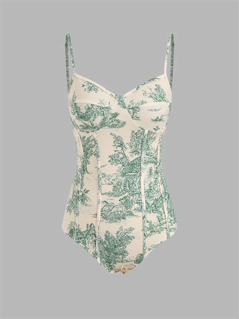 CIDER Toile De Jouy Bodysuit Wishupon