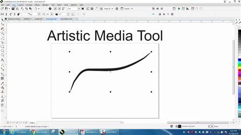 Corel Draw Tips Tricks Artistic Media Tool Reshape YouTube