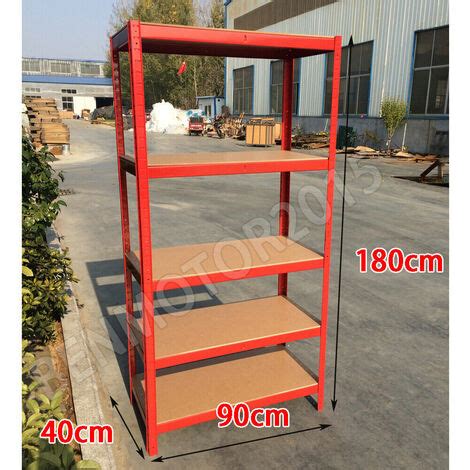 Cm Tier Heavy Duty Boltless Metal Shelving Shelves Storage Shelf