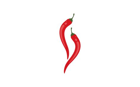 Red Hot Chili Illustration Logo Vector Template