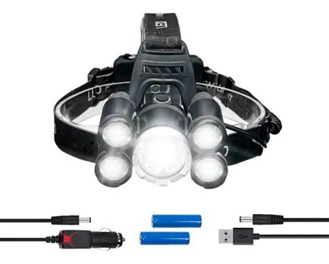 Linterna Minero Led Cabeza Vincha Lumenes Led Cob