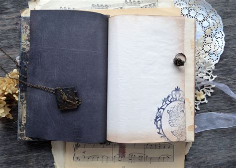 Myscrape: Скрапочка # Всё в рамке. Старенький блокнотик.