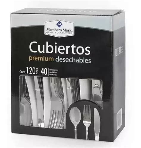 Cubiertos Desechables Premium 120 Pzs Envío Gratis