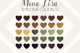 Mona Lisa Procreate Color Palette Graphic by PawsitivelyAesthetic ...