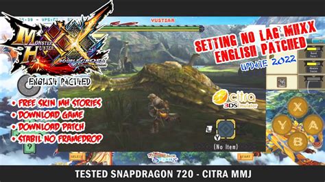 Mantap Lancar Main Monster Hunter XX MHGU English Patched Test