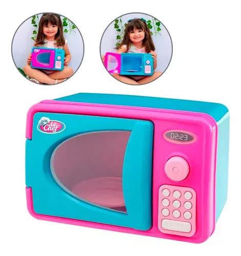 Microondas Brinquedo Luz Som Infantil Mini Cozinha Forno Frete grátis