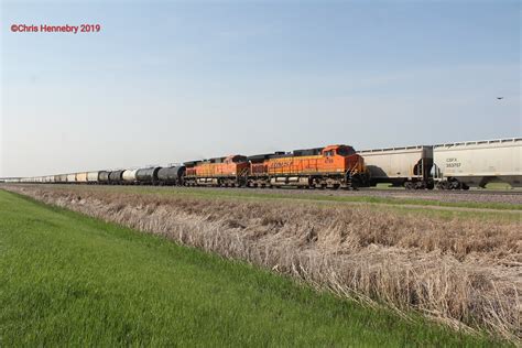 Bnsf A Westbound Manifest Passes Through Bison Siding Flickr