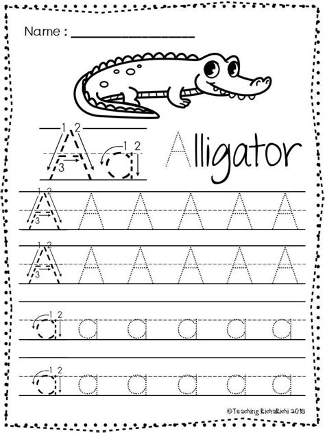 Traceable Alphabet Chart For Upper And Lower Case Worksheets