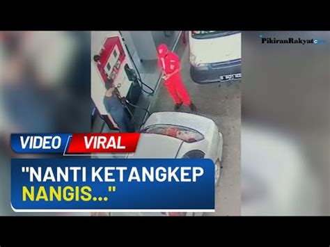 Viral Video Seorang Pengendara Mobil Tak Membayar Saat Mengisi Bensin