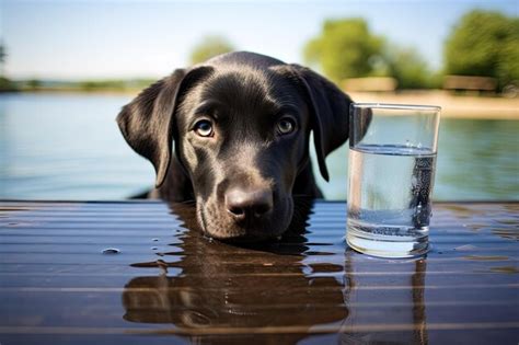 Premium Ai Image Quenching The Thirsty Lab A Pet Owner S Guide To