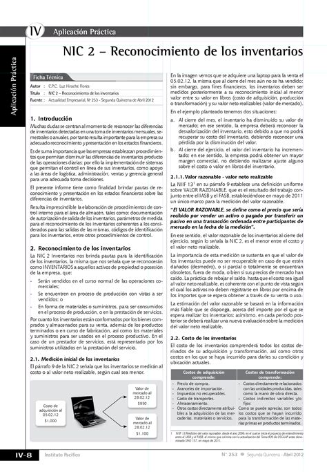 Pdf Nic Reconocimiento De Los Inventarios Dokumen Tips