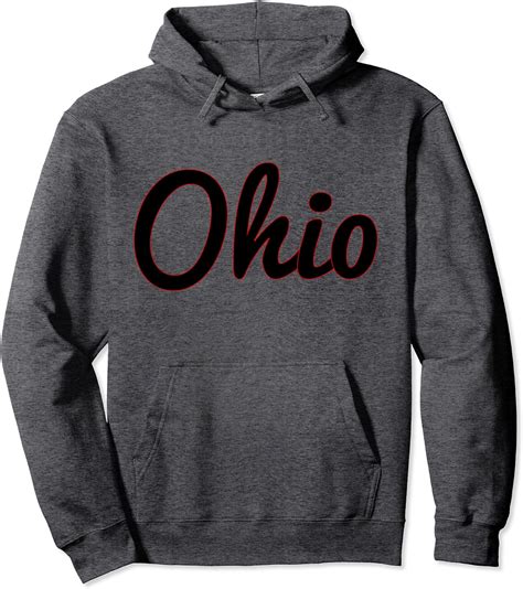 Script Ohio Hoodie State Of Ohio Pullover Hooded Sweatshirt