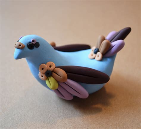 Polymer Clay Birds on SAIC Portfolios