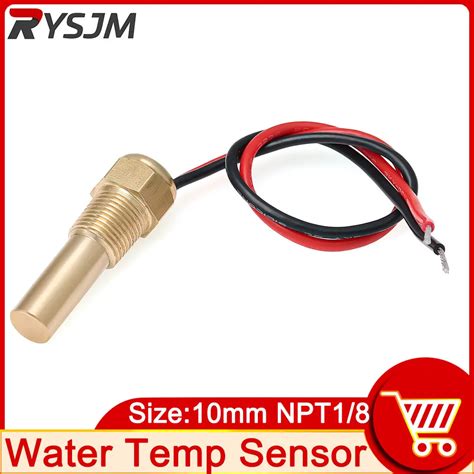 HD 1pc 1 8 NPT Ltemperatur Sensor 10MM Wassertemperatursensor