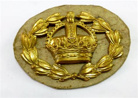 WW1 WW2 British Army Warrant Officers Brass Crown World War Wonders