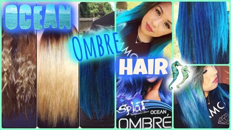 Splat Blue Ombre Semi Permanent Hair Dye Kit In Ombre Ocean