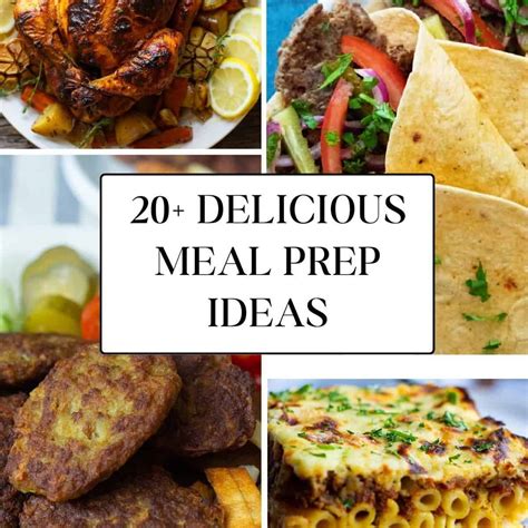 20+ Easy Meal Prep Ideas • Unicorns in the Kitchen