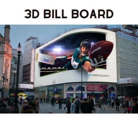 3d Anamorphic Led Billboard Visuals Content At ₹ 8500sq Ft In Chennai