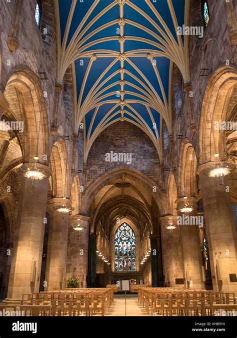 Interior Of St Giles Cathedral Edinburgh Stock Photo Alamy