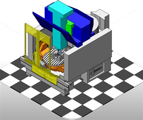 Machine Tool Simulation 5 Axis Add On Module Nc Graphics Gmbh