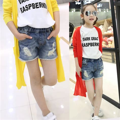 Childrens Clothing Girls Child Summer Girls Knee Length Pants Child