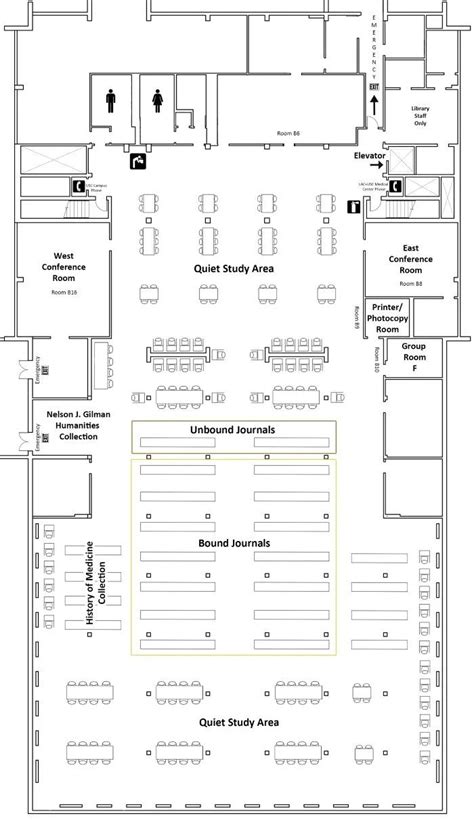 University Blueprint Pesquisa Google Library Floor Plan Public