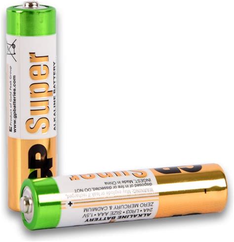 Gp Super Alkaline Batterijen Aaa Set Van Stuks Elke Set Lr