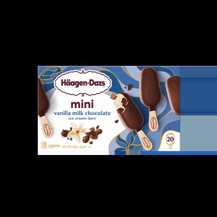 Mini Vanilla Milk Chocolate Ice Cream Bars Official Häagen Dazs