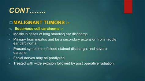 Tumors Of Ear Ppt