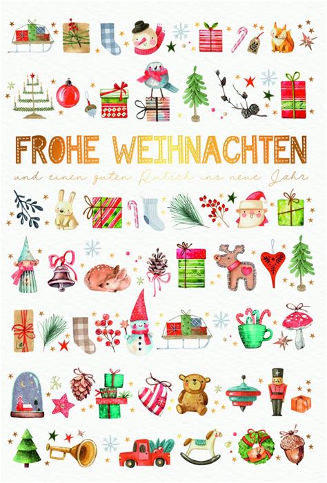 Weihnachten Grußkarte Glückwunschkarte mit Umschlag Weihnachtsmot