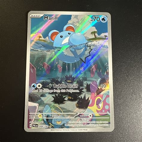 Pokémon TCG Marill Scarlet Violet Paldea Evolved 204 193 Holo eBay