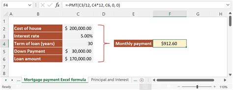 How To Calculate A Mortgage Payment In Excel Excel Explained