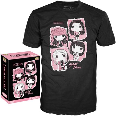 Blackpink Adult Boxed Funko Pop T Shirt Entertainment Earth