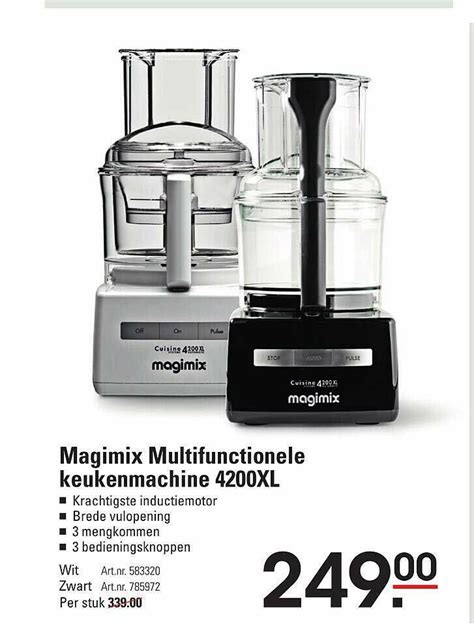 Magimix Multifunctionele Keukenmachine Xl Aanbieding Bij Sligro