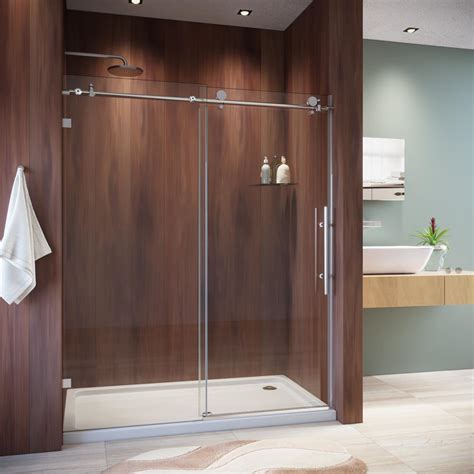 Boyel Living 60 In W X 72 In H Frameless Double Sliding Shower Door