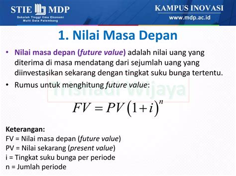 Nilai Waktu Dari Uang Ppt