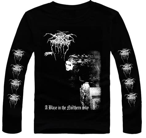 Camiseta Darkthrone A Blaze In The Northern Sky Manga Longa