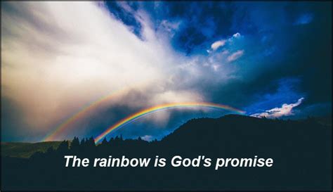 Gods Promise In A Rainbow KnowingGod